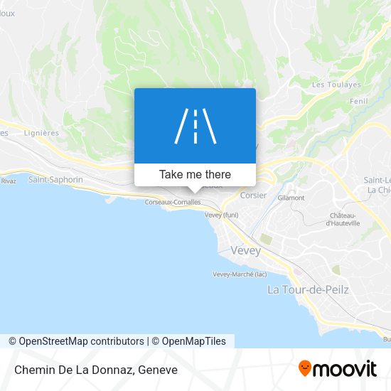 Chemin De La Donnaz map