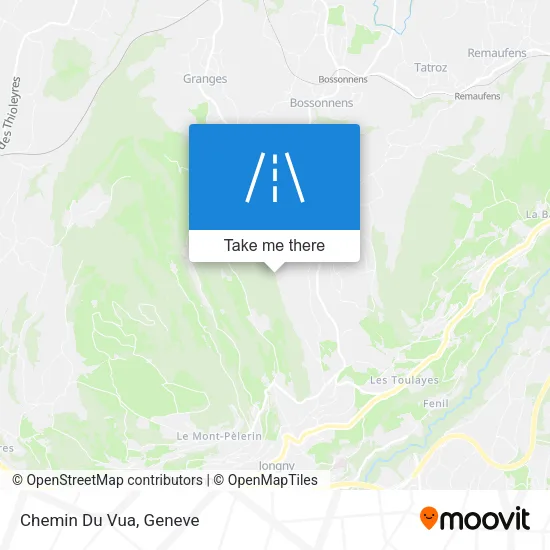 Chemin Du Vua map
