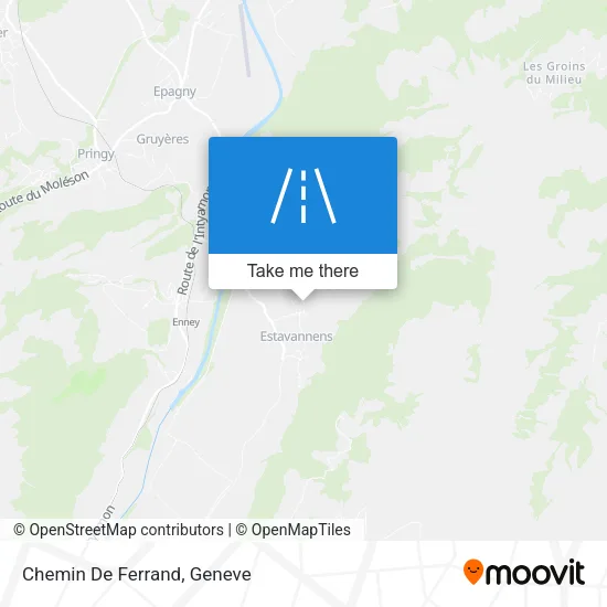 Chemin De Ferrand map
