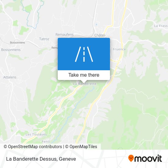 La Banderette Dessus map