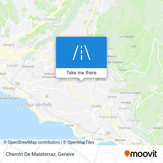 Chemin De Malaterraz map