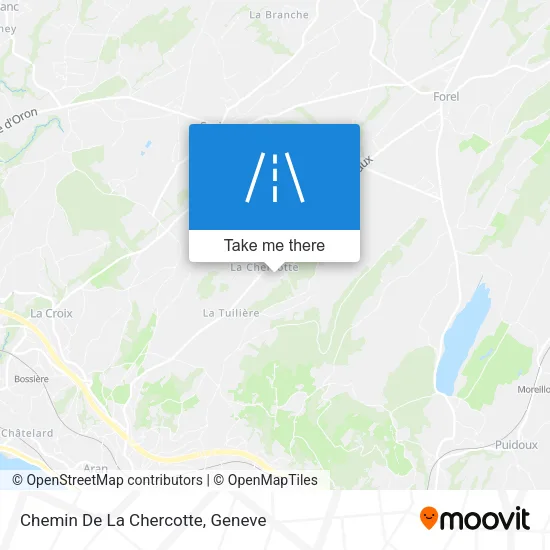 Chemin De La Chercotte map