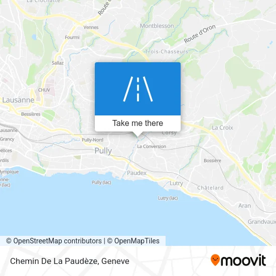 Chemin De La Paudèze map