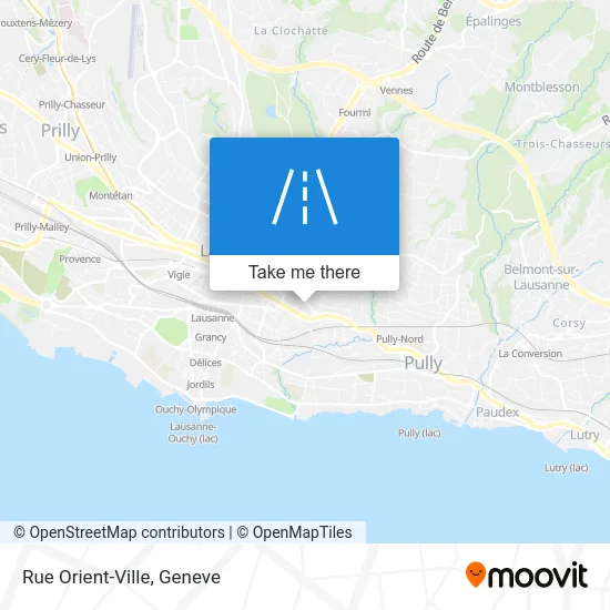 Rue Orient-Ville map