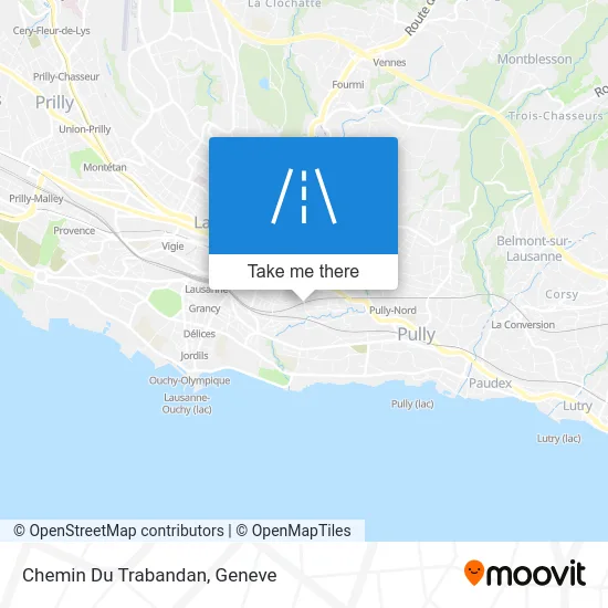 Chemin Du Trabandan map