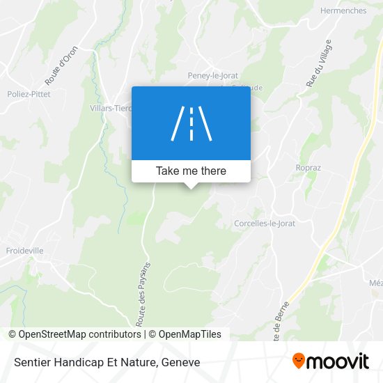 Sentier Handicap Et Nature map