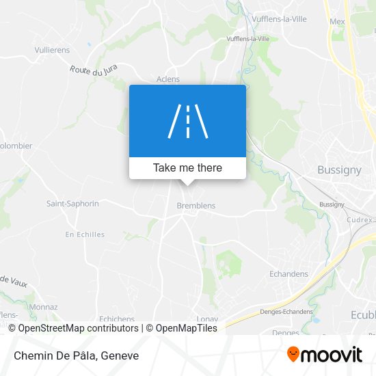 Chemin De Pâla map