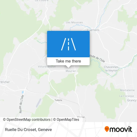 Ruelle Du Croset map