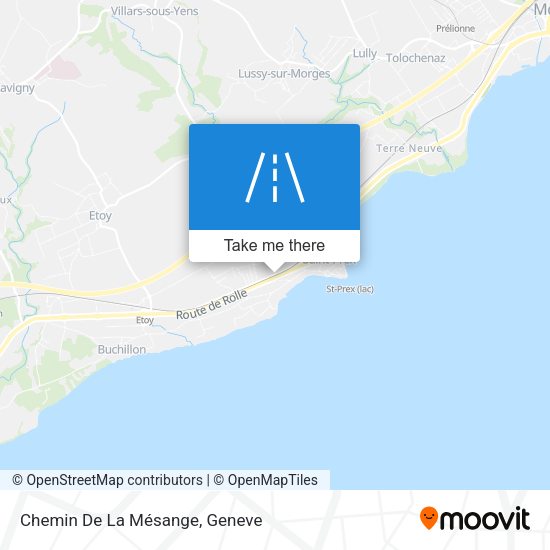 Chemin De La Mésange map