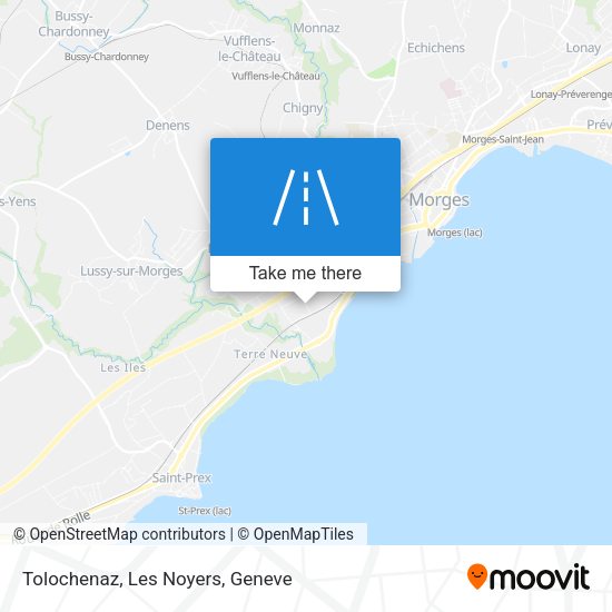 Tolochenaz, Les Noyers map