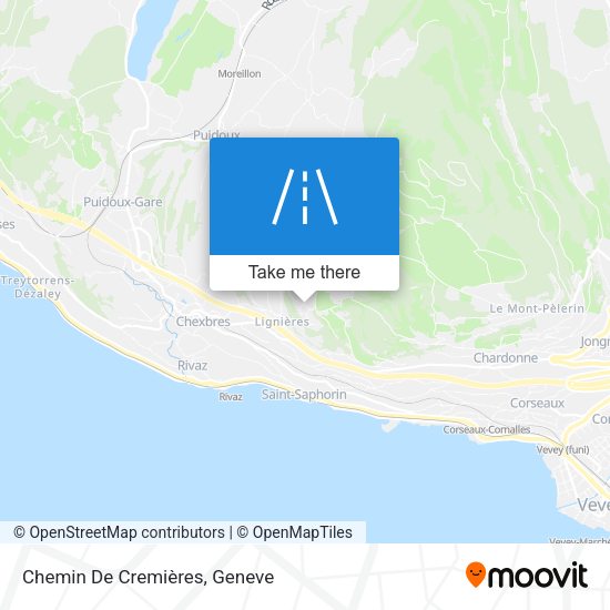 Chemin De Cremières map