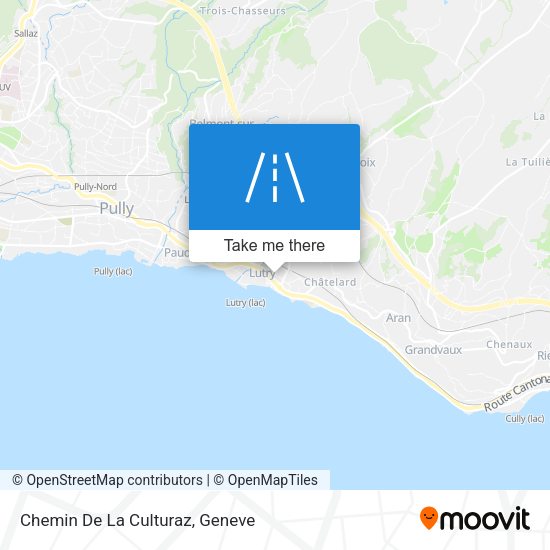 Chemin De La Culturaz map