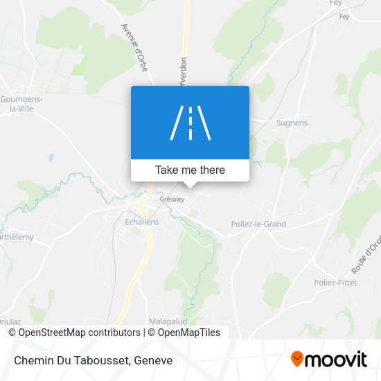 Chemin Du Tabousset map