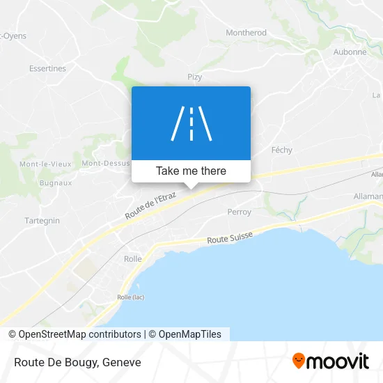 Route De Bougy map