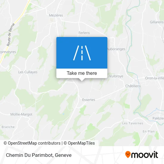 Chemin Du Parimbot map