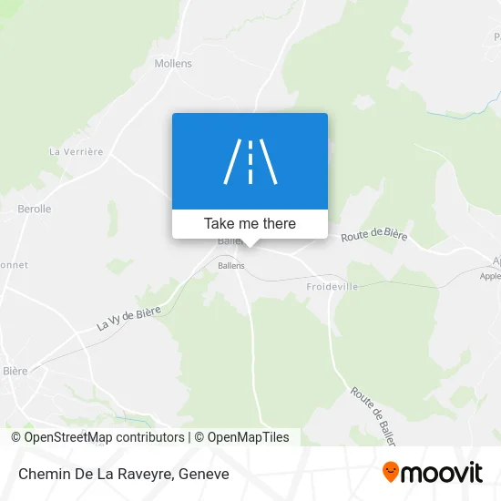 Chemin De La Raveyre map