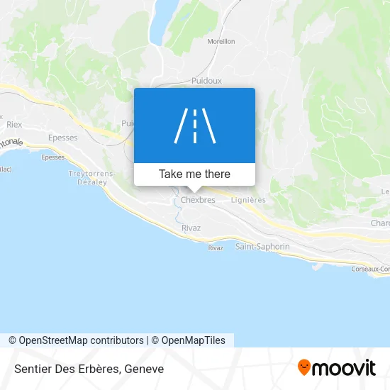 Sentier Des Erbères map