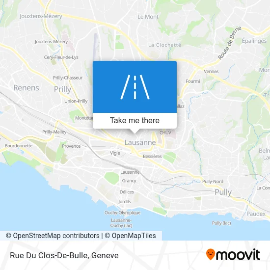 Rue Du Clos-De-Bulle map