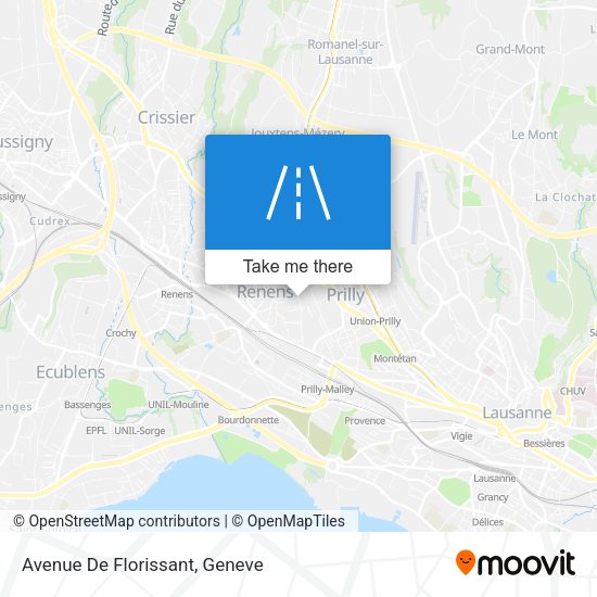 Avenue De Florissant map