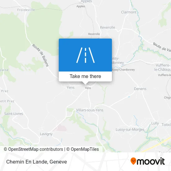 Chemin En Lande map