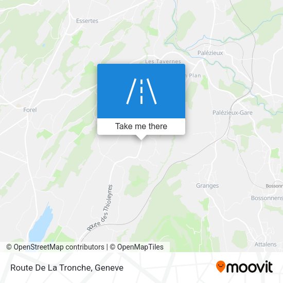 Route De La Tronche map