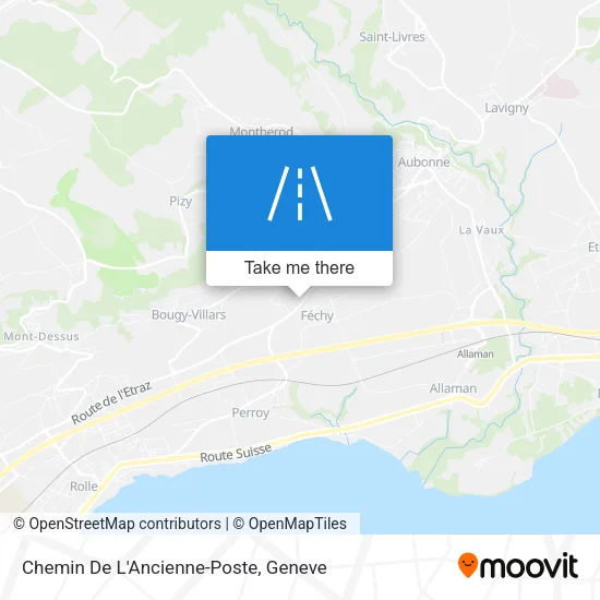 Chemin De L'Ancienne-Poste map