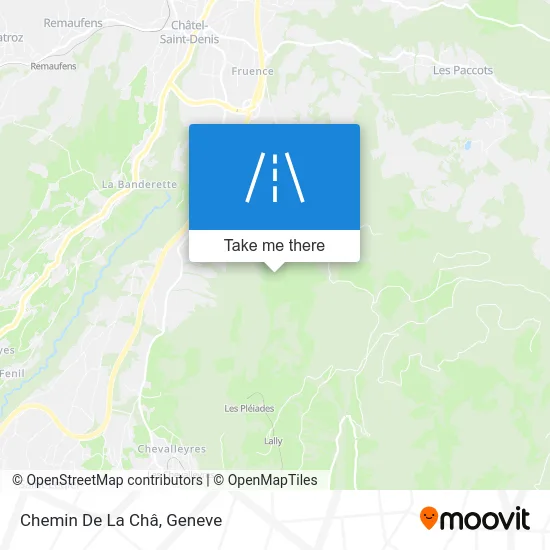 Chemin De La Châ map