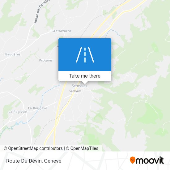 Route Du Dévin map