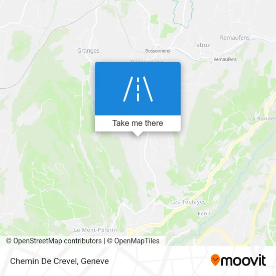 Chemin De Crevel map