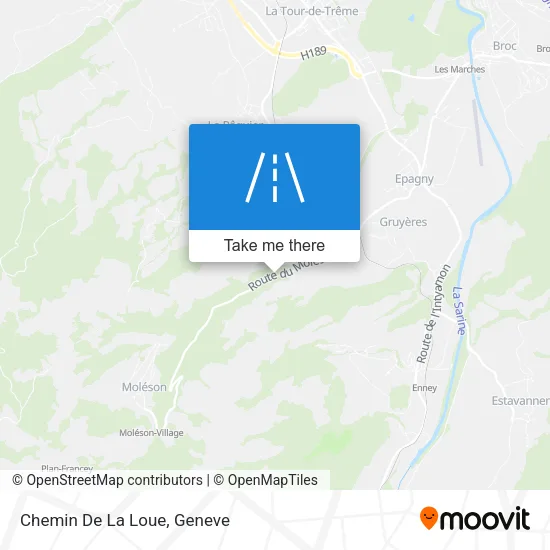 Chemin De La Loue map