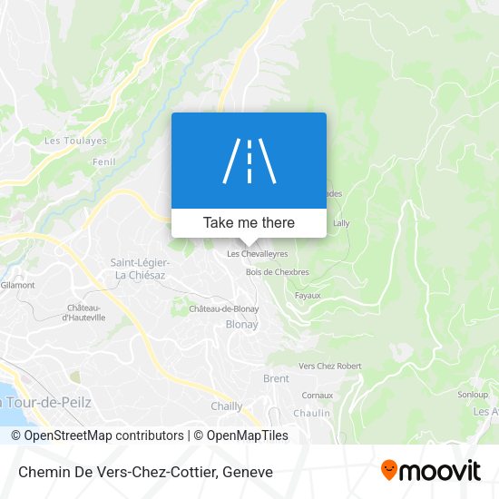 Chemin De Vers-Chez-Cottier map
