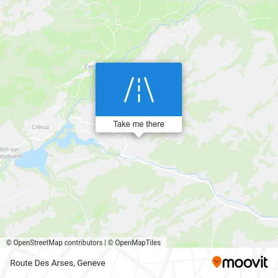 Route Des Arses map