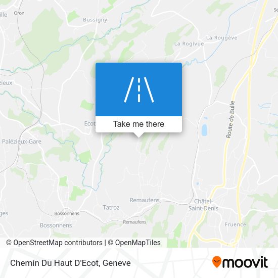 Chemin Du Haut D'Ecot map