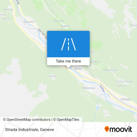 Strada Industriale map