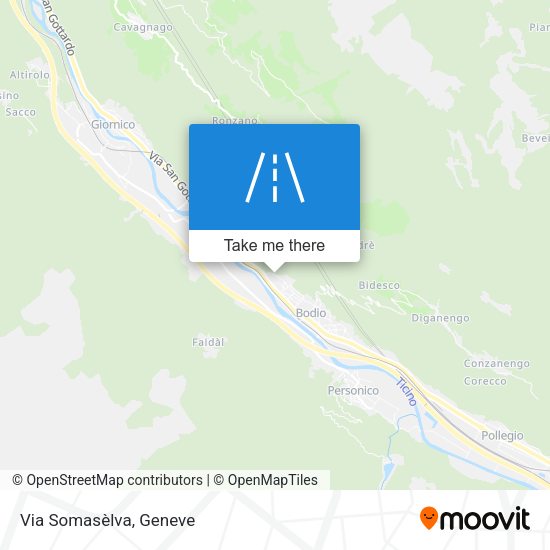 Via Somasèlva map