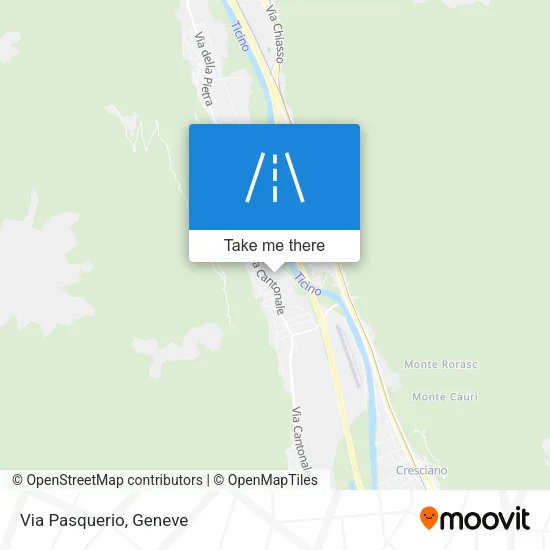 Via Pasquerio map