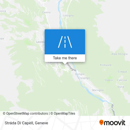Stráda Di Capèll map