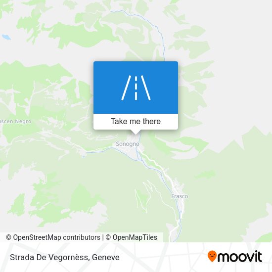 Strada De Vegornèss map