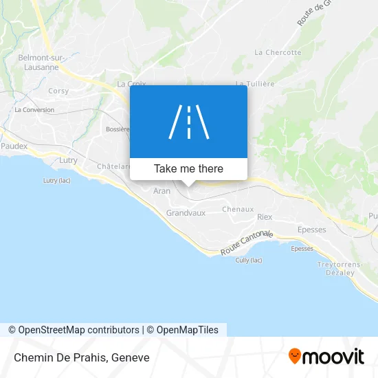 Chemin De Prahis map