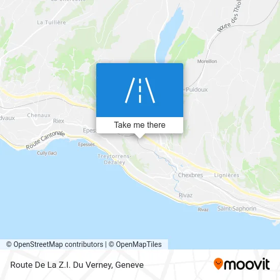 Route De La Z.I. Du Verney map
