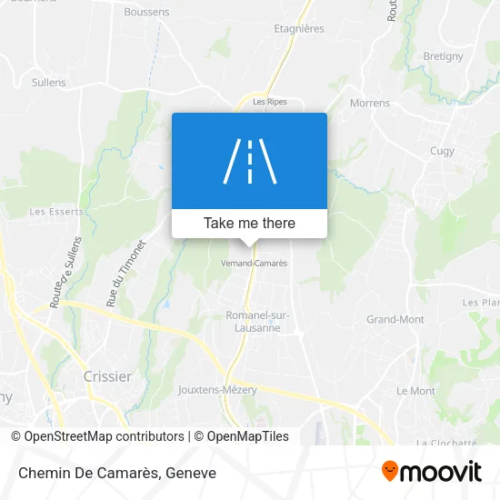 Chemin De Camarès map