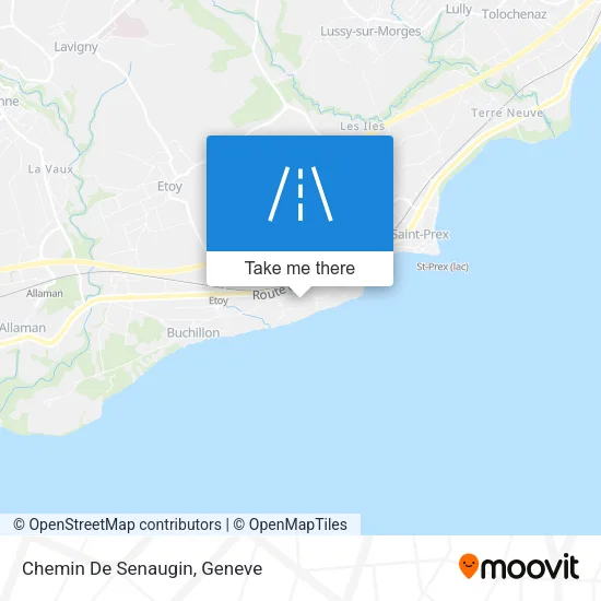 Chemin De Senaugin map