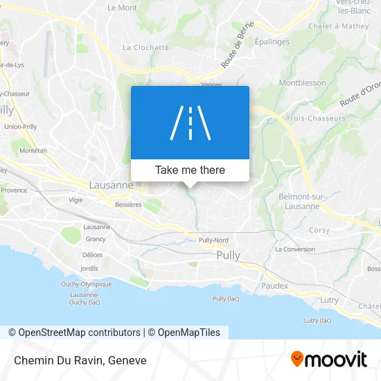 Chemin Du Ravin map
