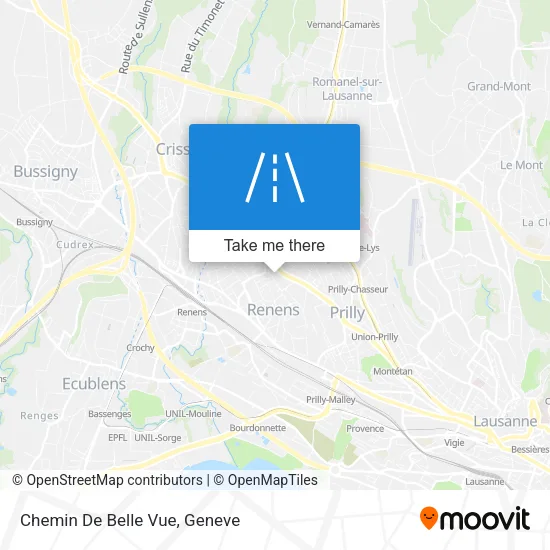 Chemin De Belle Vue map