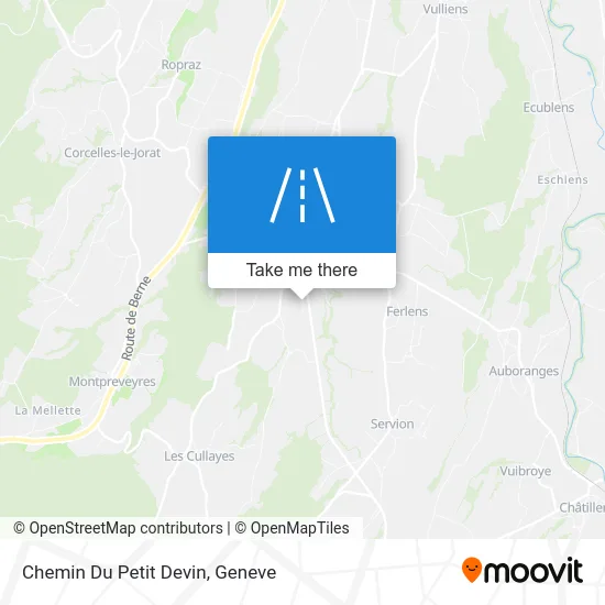 Chemin Du Petit Devin map