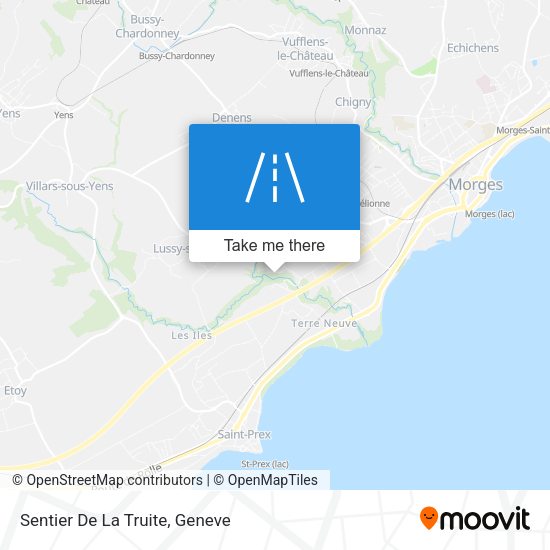 Sentier De La Truite map