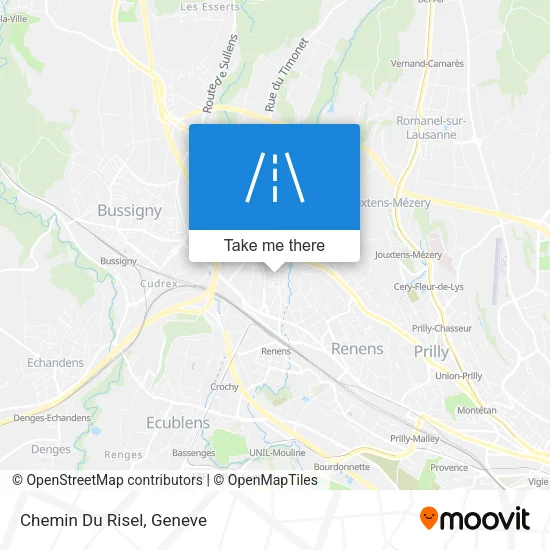 Chemin Du Risel map