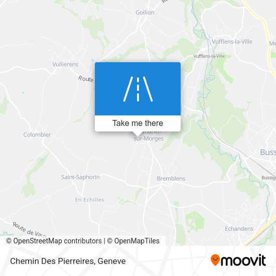 Chemin Des Pierreires map