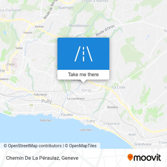 Chemin De La Péraulaz map