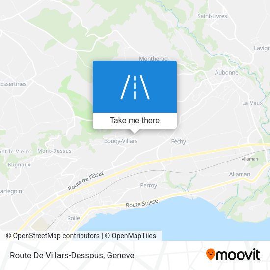 Route De Villars-Dessous map
